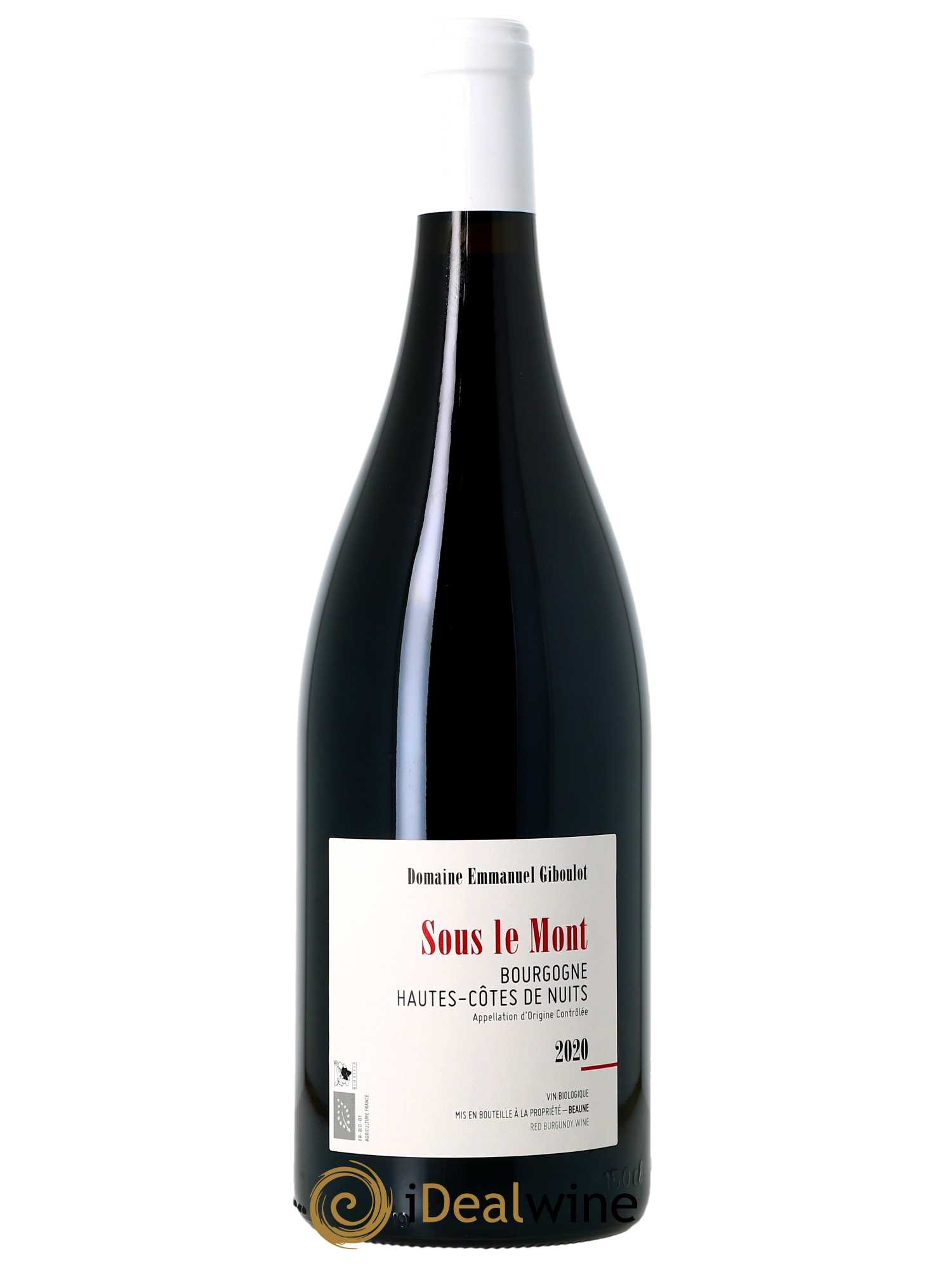 Hautes Côtes de Nuits Sous le Mont Emmanuel Giboulot (Domaine)  2020 - Lot de 1 Magnum