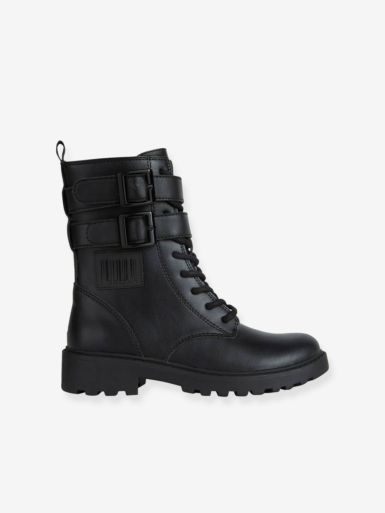 Boots brides et lacets fille Casey GEOX® noir