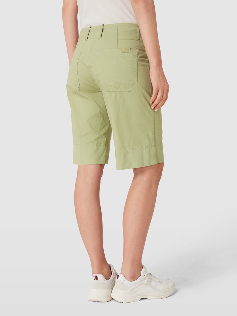 Bermudas mit seitlichen Eingrifftaschen Modell 'Lotta' in khaki