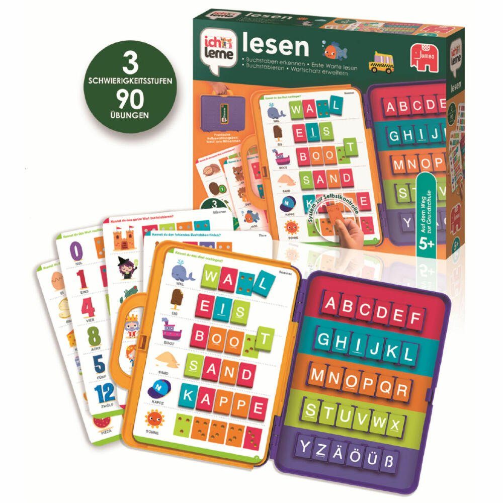 Jumbo Spiele Lernspielzeug ich lerne lesen