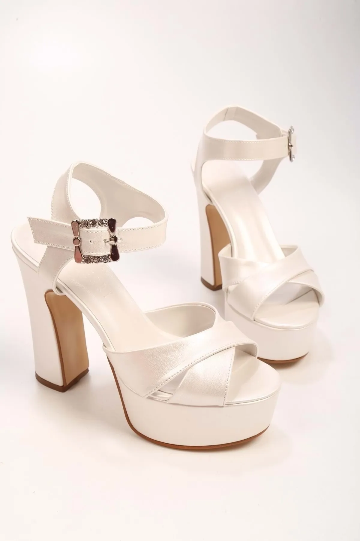 Shoeberry  Pier Sedef Skin Plateau-Schuhe für Damen
