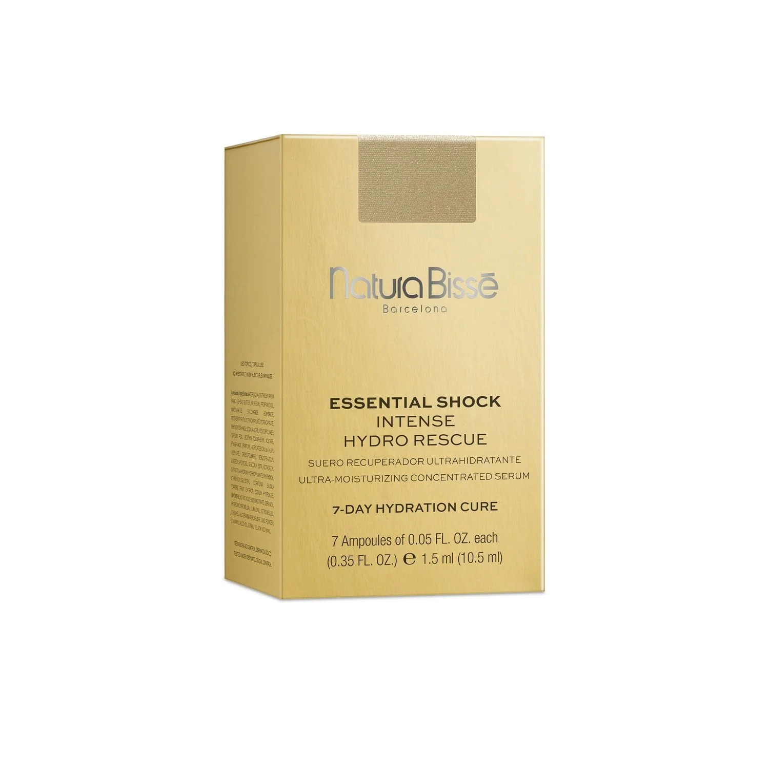 Essential Shock Intense Hydro Rescue - Ansiktsampuller med global effekt, Antirynke-ansiktsampuller, Fuktighetsgivende ansiktsampuller