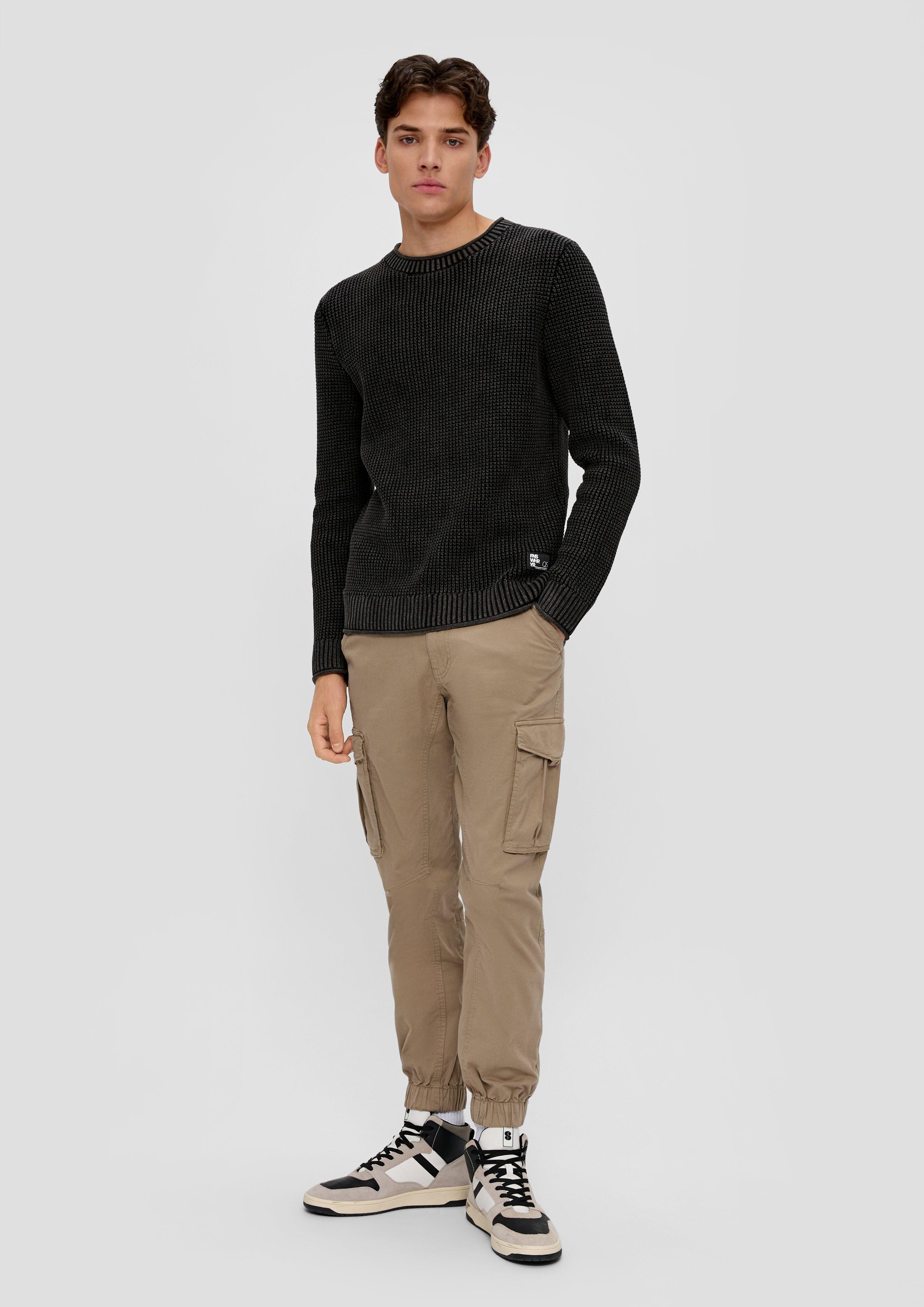 Slim: Cargohose mit Tapered Leg  2140451-8235