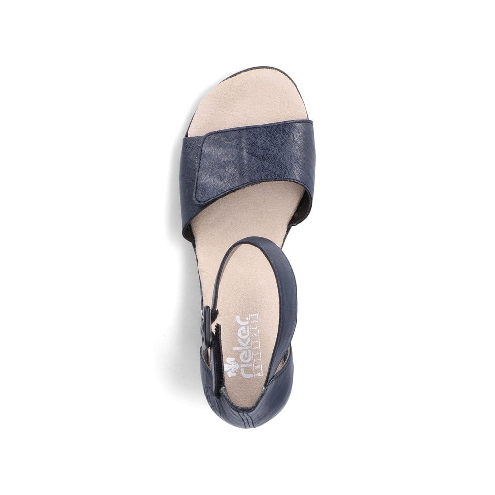 Rieker Damen Riemchensandaletten marineblau