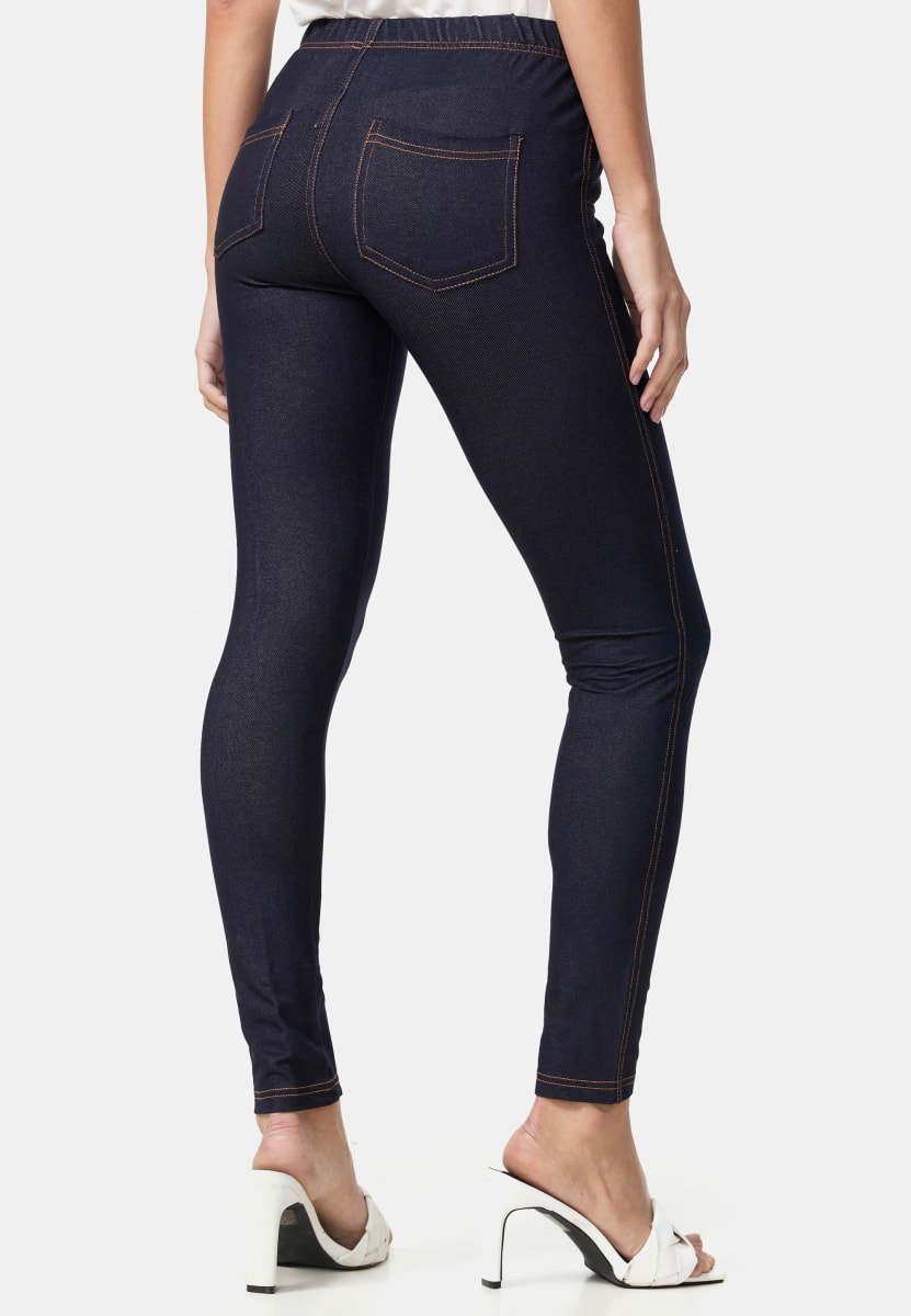 Treggings in Jeans-Optik blau Gr. 40/44, 1 St