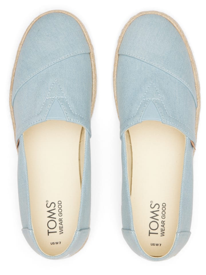 TOMS Espadrilles in Hellblau günstig kaufen