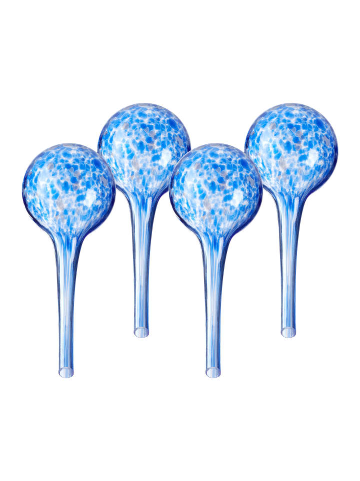 relaxdays 4 x Bewässerungskugel in Blau - (H)15 x Ø 6 cm günstig kaufen onesize