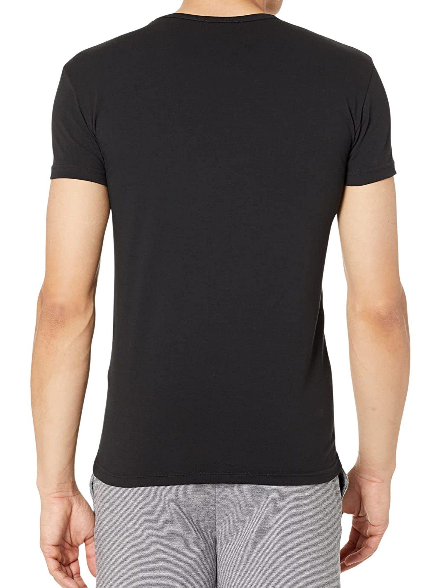 Emporio Armani T-Shirt Shirt Basic-T-Shirt im 2-Pack mit (2-tlg)