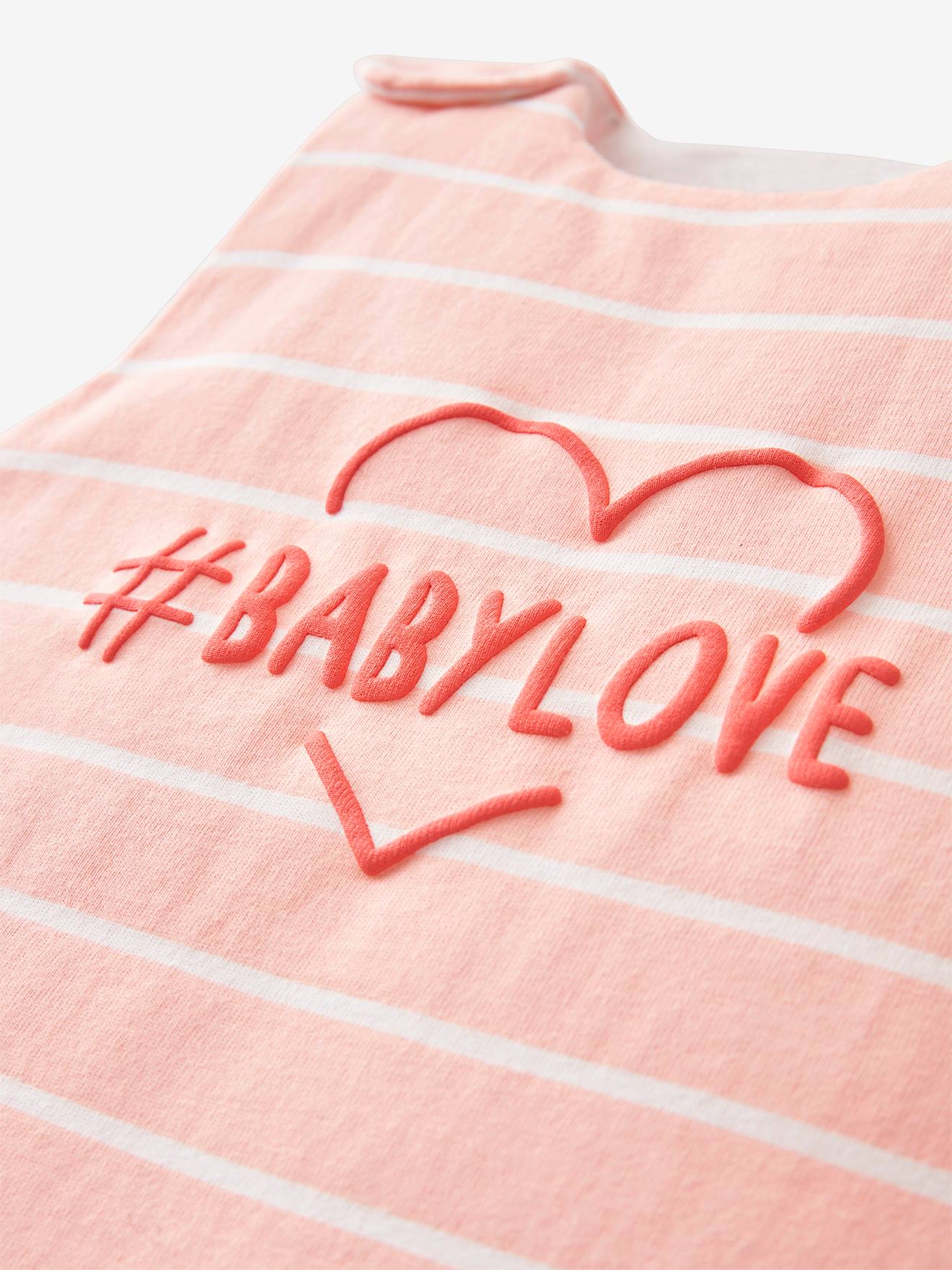 Vertbaudet Ärmelloser Baby Schlafsack BABYLOVE Oeko Tex - rosa
