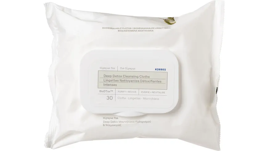 KORRES Olympus Tea Detox-Reinigungstücher