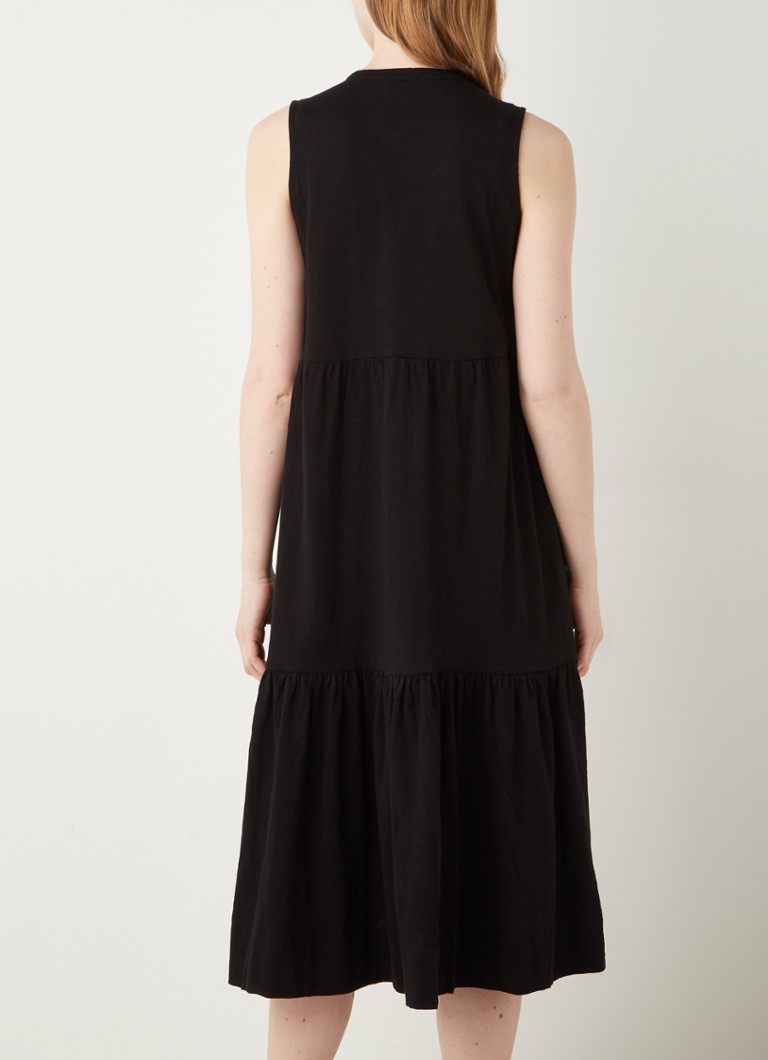 Rochie midi cu volane stratificate Whistles