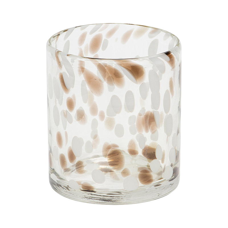 Home Lysholder/vase Dots 10x11,5 cm