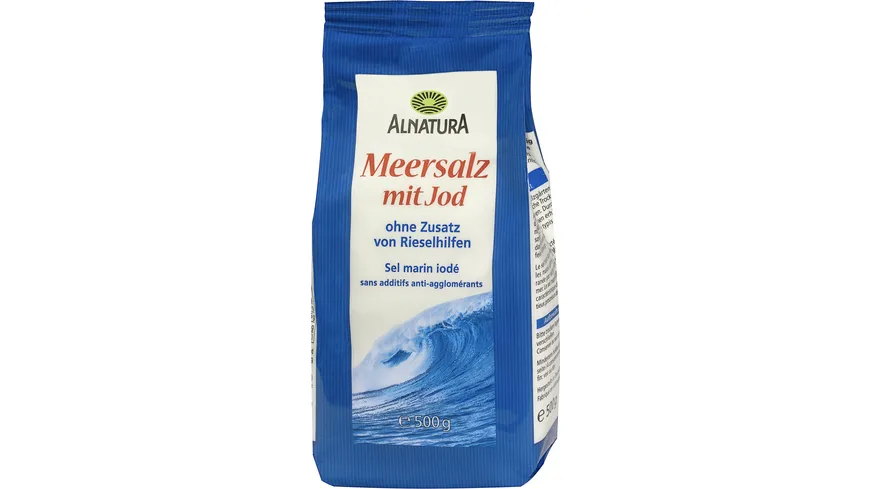 Alnatura Bio Meersalz, jodiert 500 g