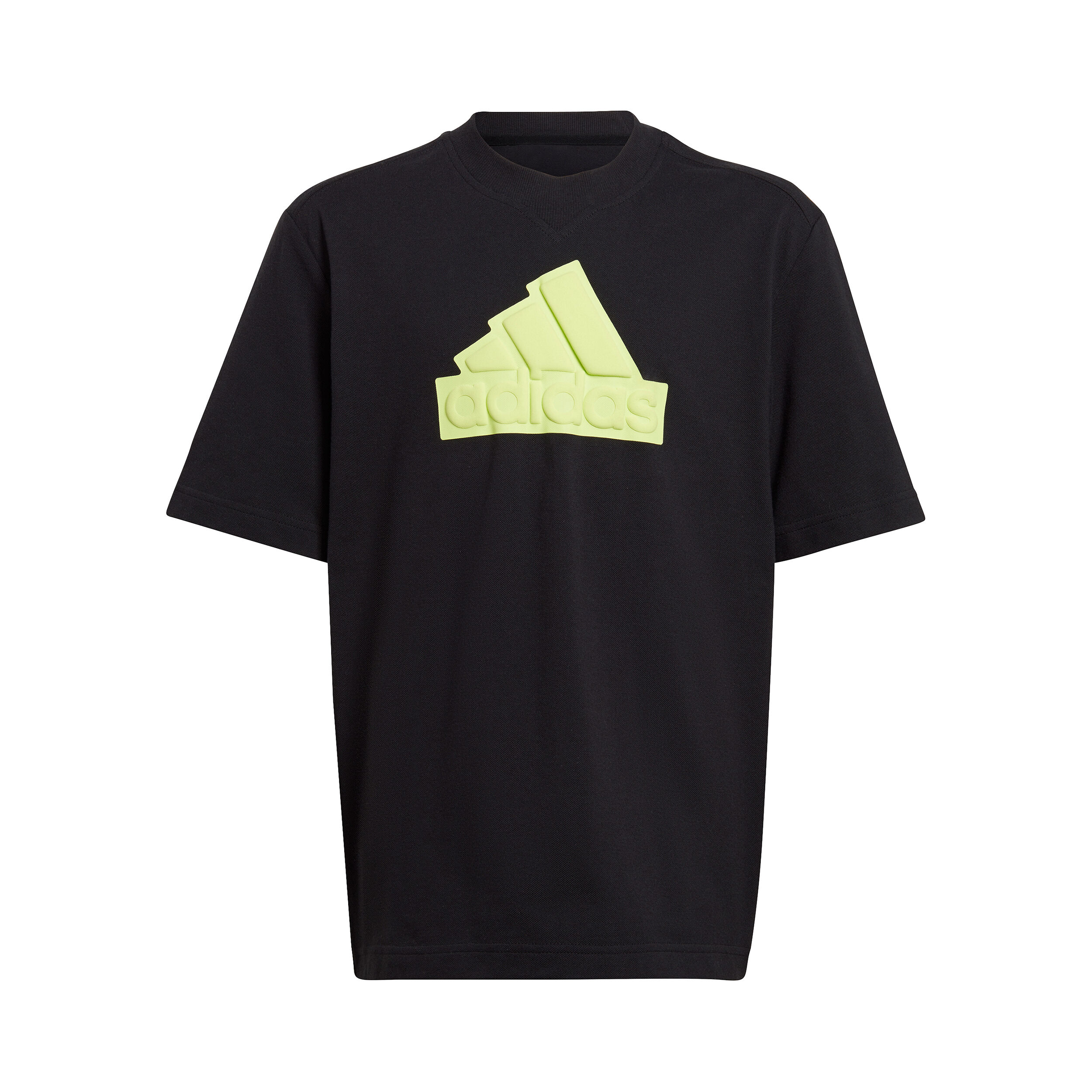 Future Icon Logo T-Shirt Jungen - Schwarz, Limette