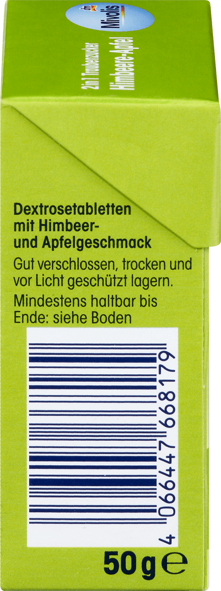 Traubenzucker 2in1, Himbeere-Apfel, 50 g