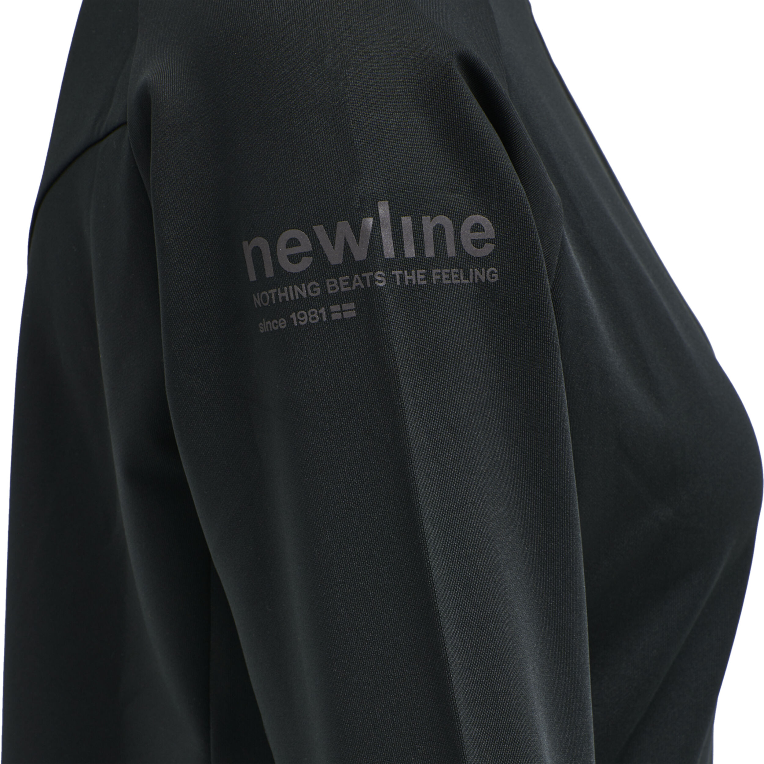 Half-Zip Longsleeve Damen - Schwarz