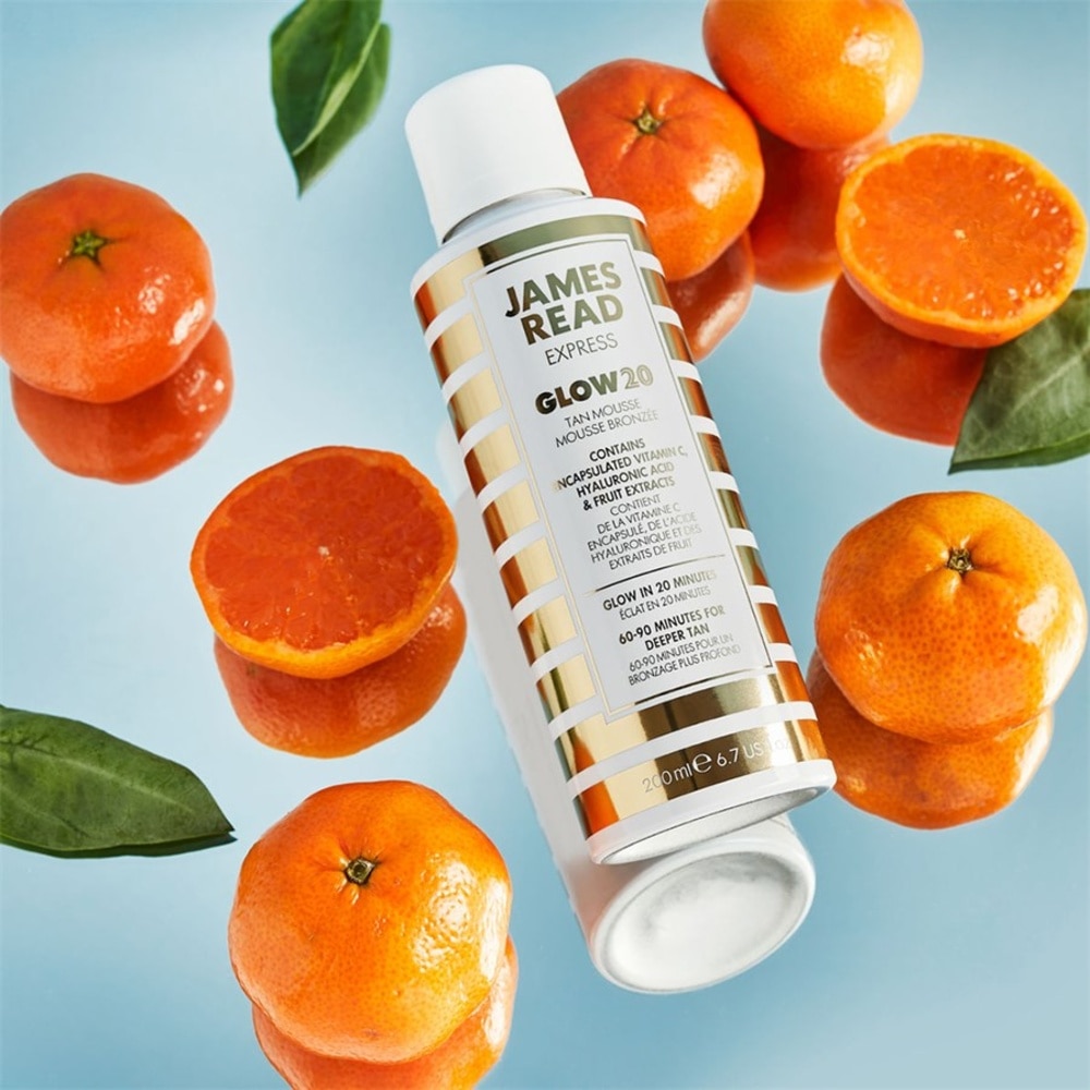 James Read Glow 20  Mousse bronzée auto-bronzant