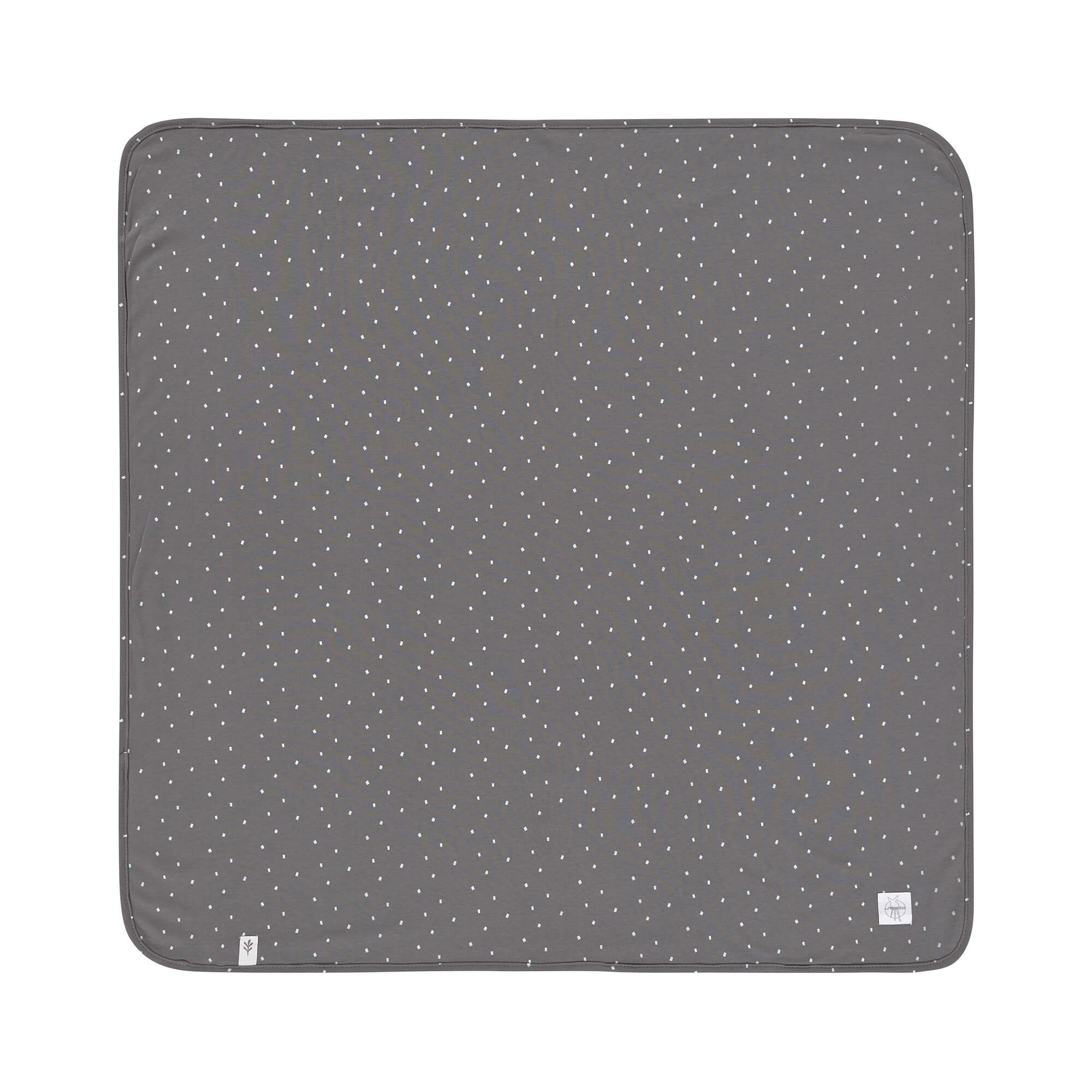 Babydecke - Bio Baumwolle, Spots Anthracite