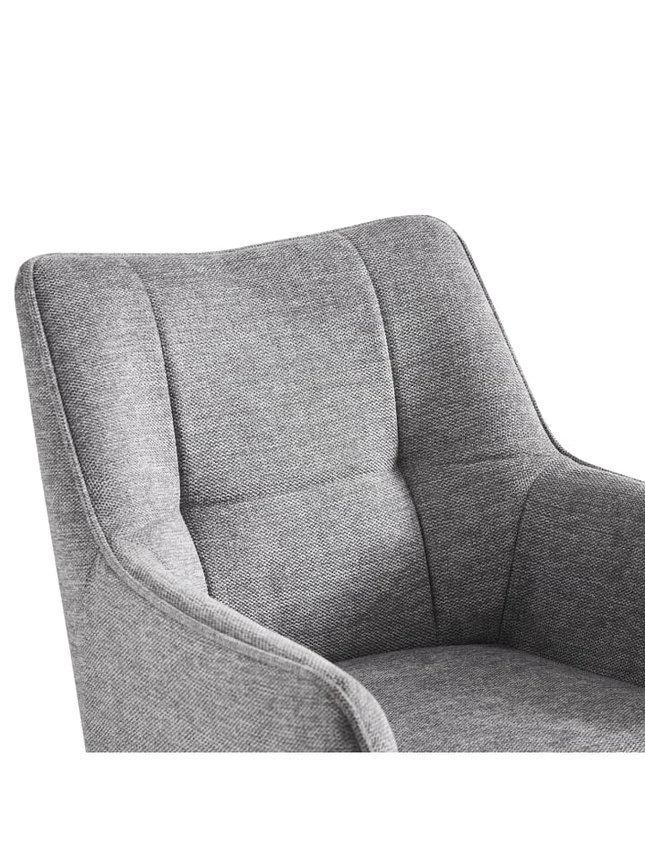 B&D Home 2er-Set: Esszimmerstuhl BREIGHT in Grau - (B)56 x (H)83 x (T)59 cm günstig kaufen onesize