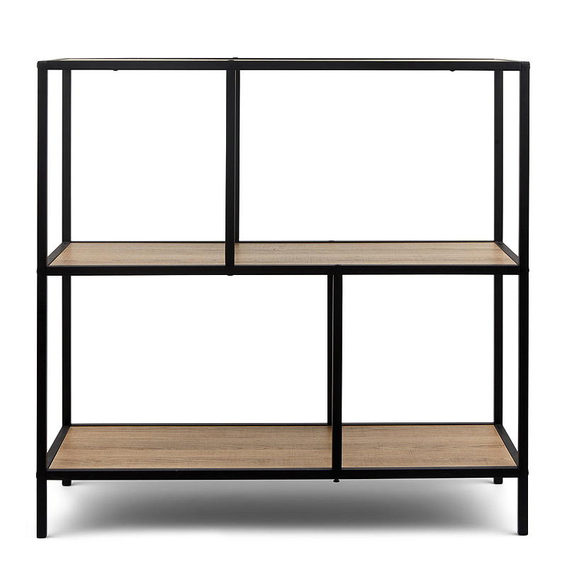 Home Gulvhylle Milton 83x33x80 cm metall og tre