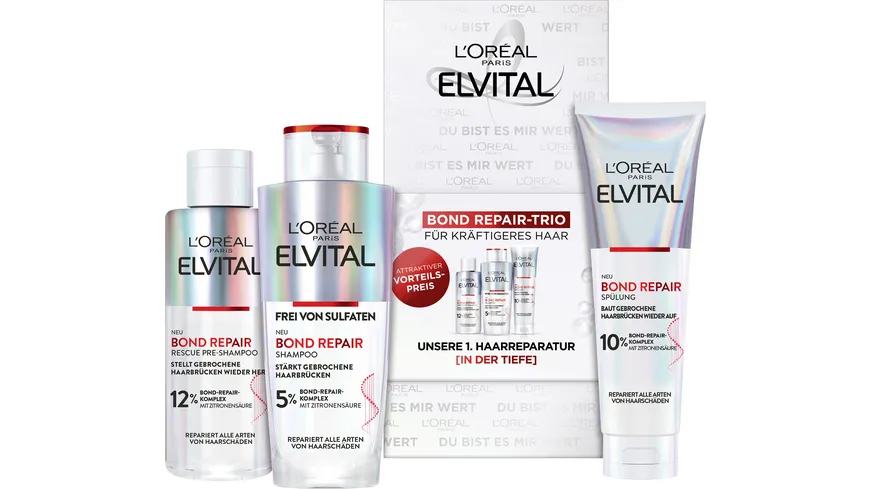 Elvital Bond Repair Trio Geschenkset