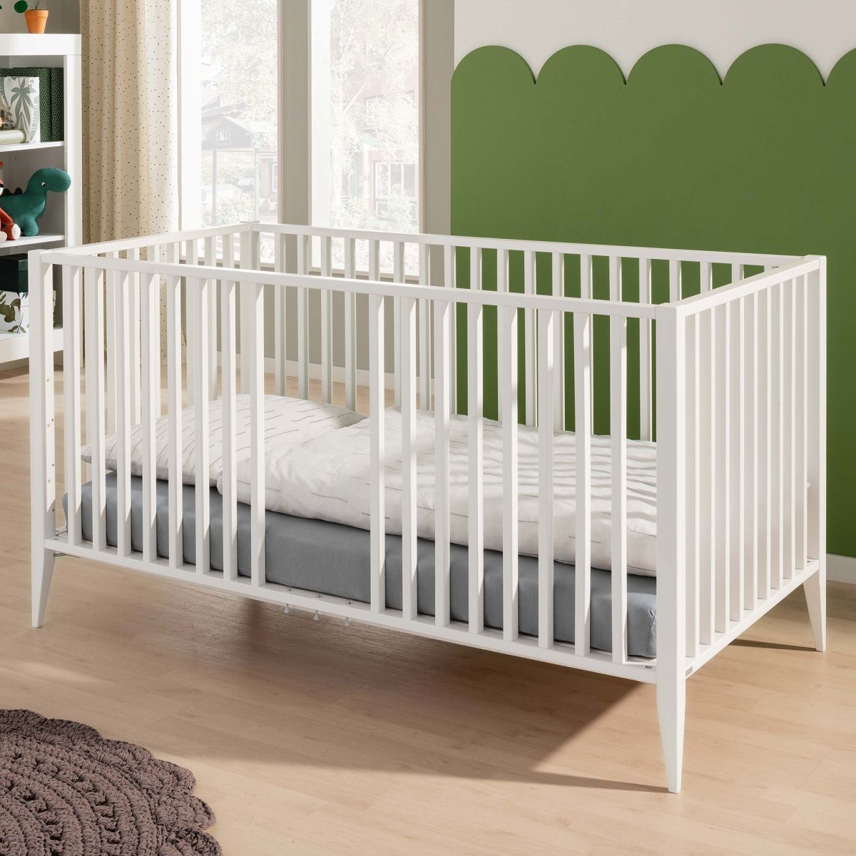 Paidi Babybett Felie Kreideweiß 140 x 70 cm