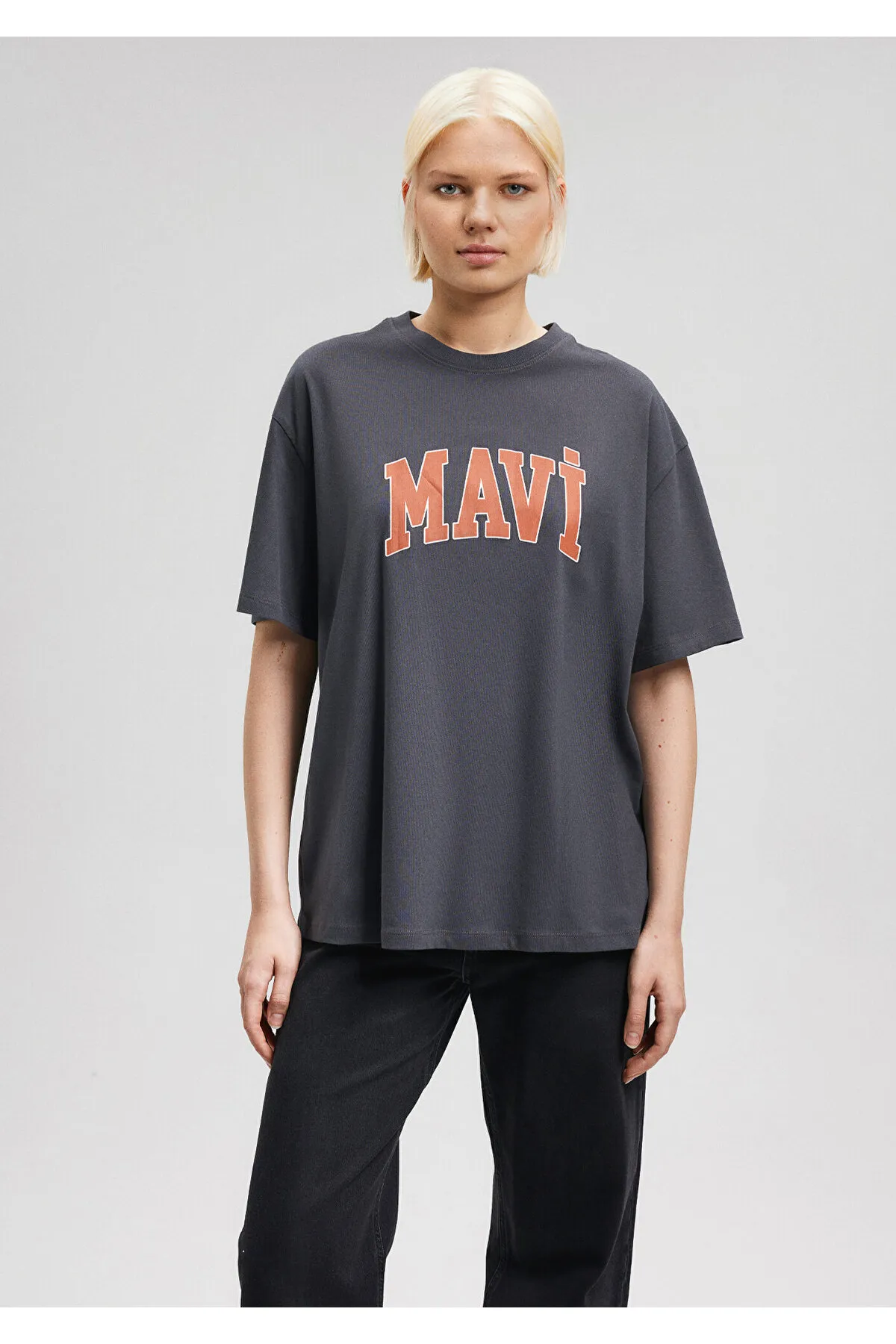 Mavi  T-Shirt - Grau - Relaxed Fit