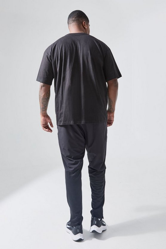 Plus Man Active Performance Jogginghose mit Reißverschluss-Taschen