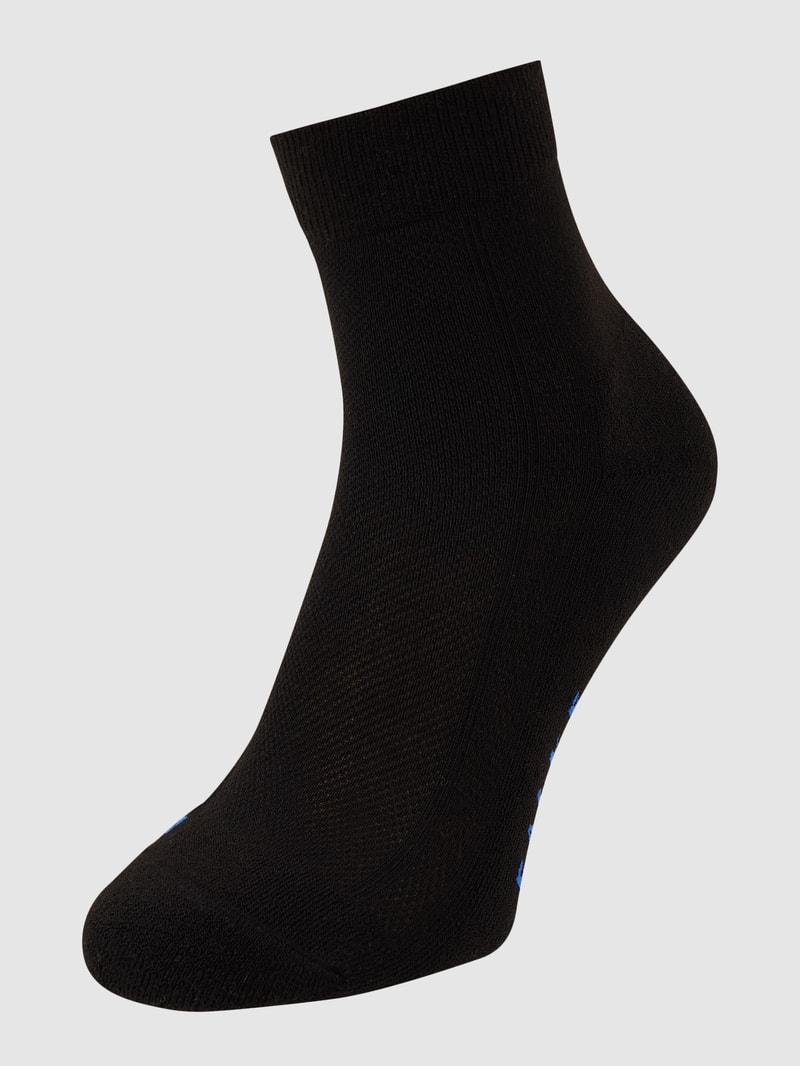 Socken mit gepolsterter Sohle Modell 'Cool Kick' in schwarz
