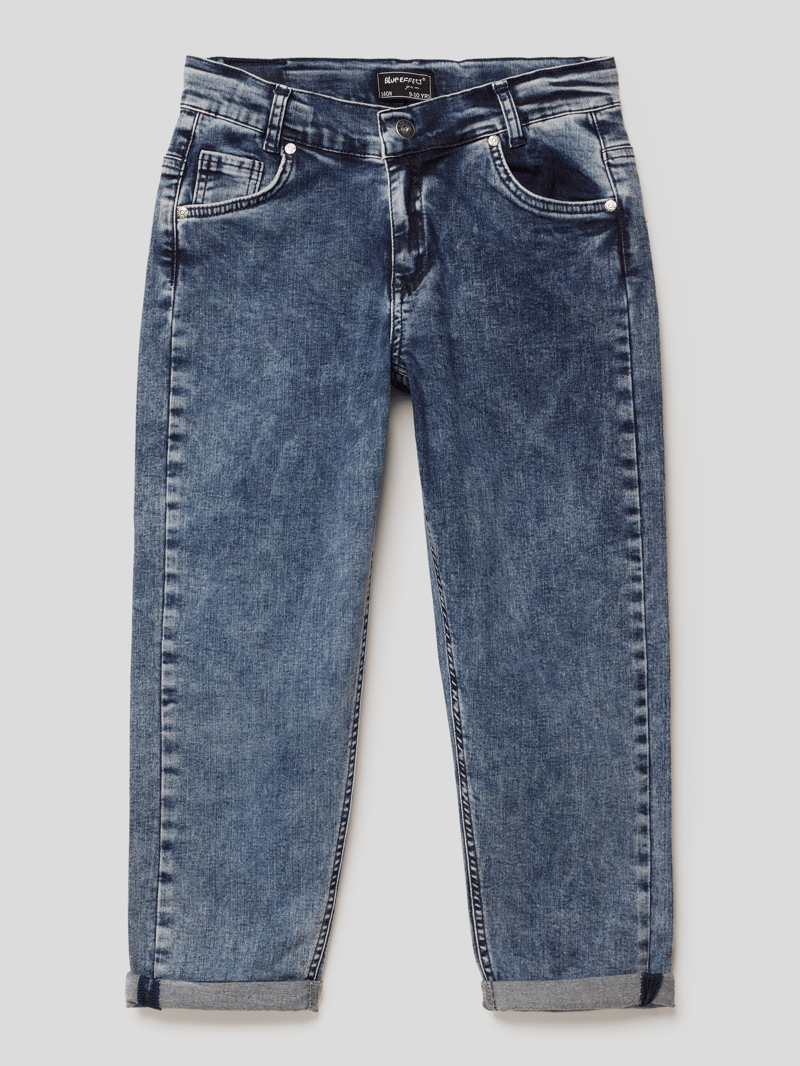 Jeans im 5-Pocket-Design Modell 'NORMAL NOS' in dunkelblau