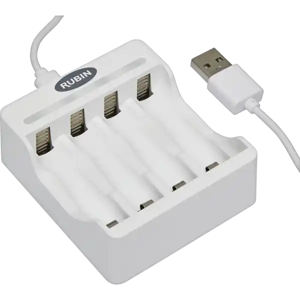 Akku-Ladegerät mit USB Ladekabel