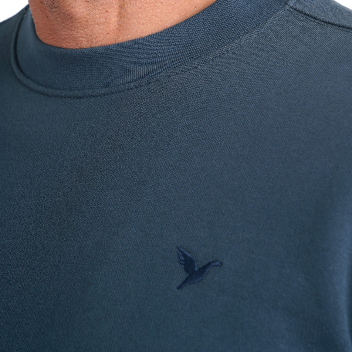 Herren Sweatshirt mit Rundhalsausschnitt