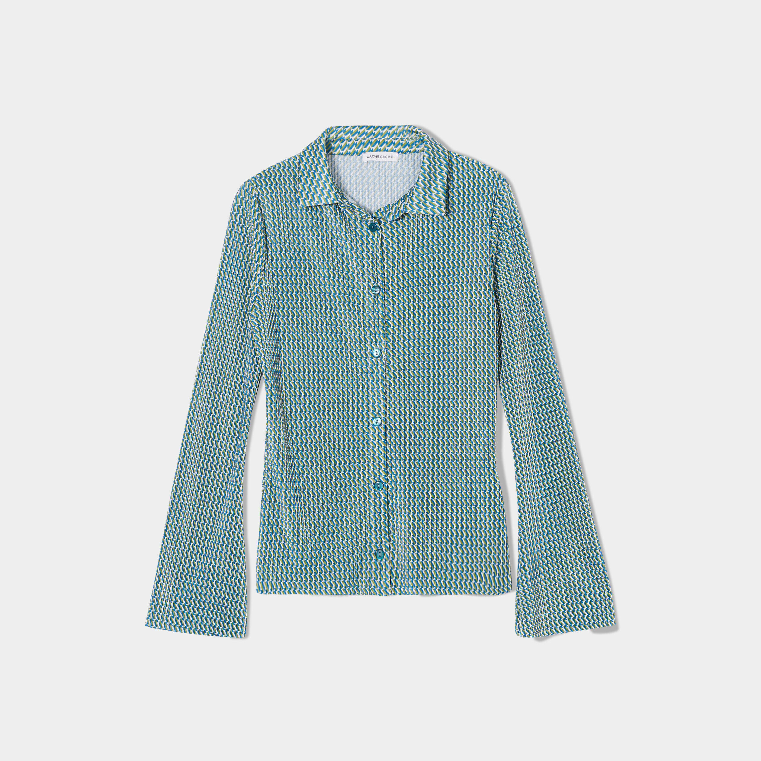 T-shirt manches longues blanc femme | Cache Cache