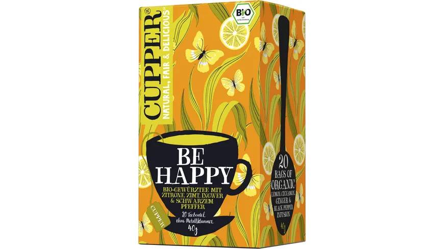 CUPPER Be Happy Gewürztee 40 g