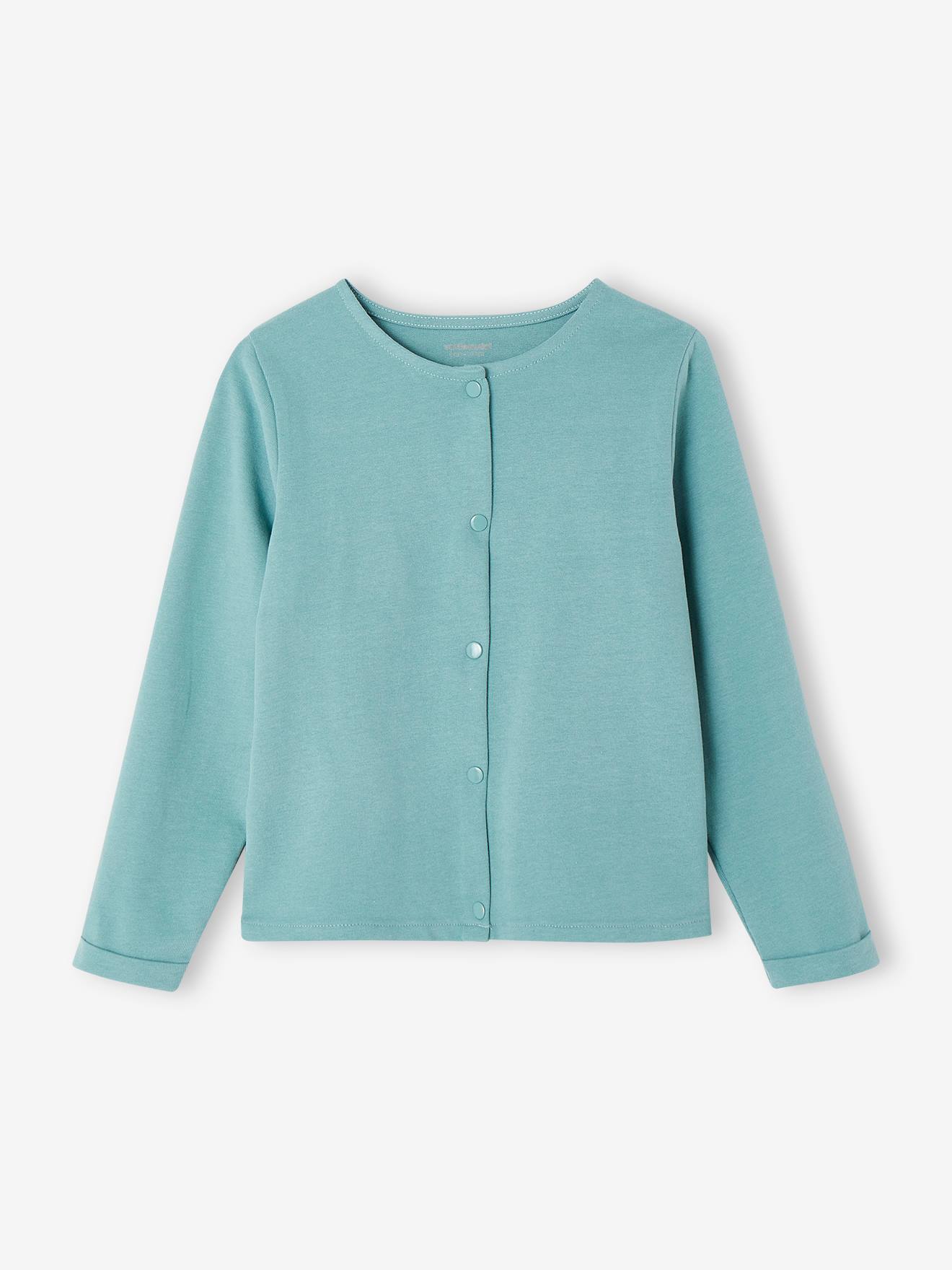 Vertbaudet Mädchen-Set: Kleid + Cardigan Oeko Tex - malve