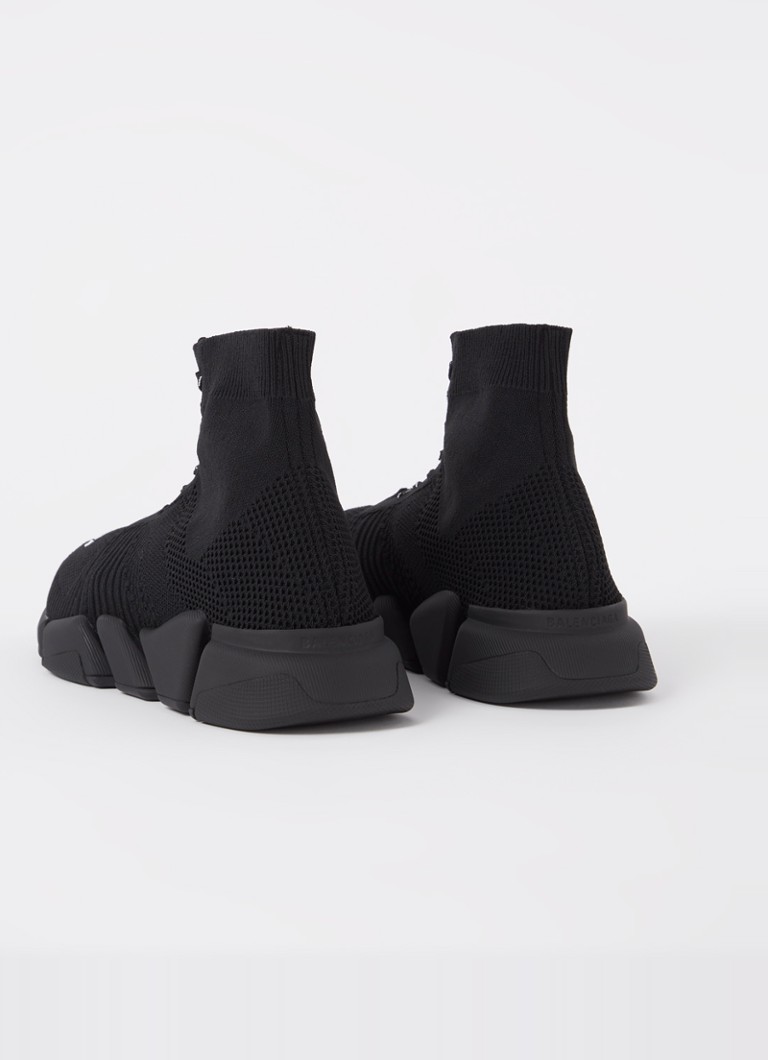 Monochromatyczne trampki Balenciaga Speed 2.0 z cholewką z siateczki