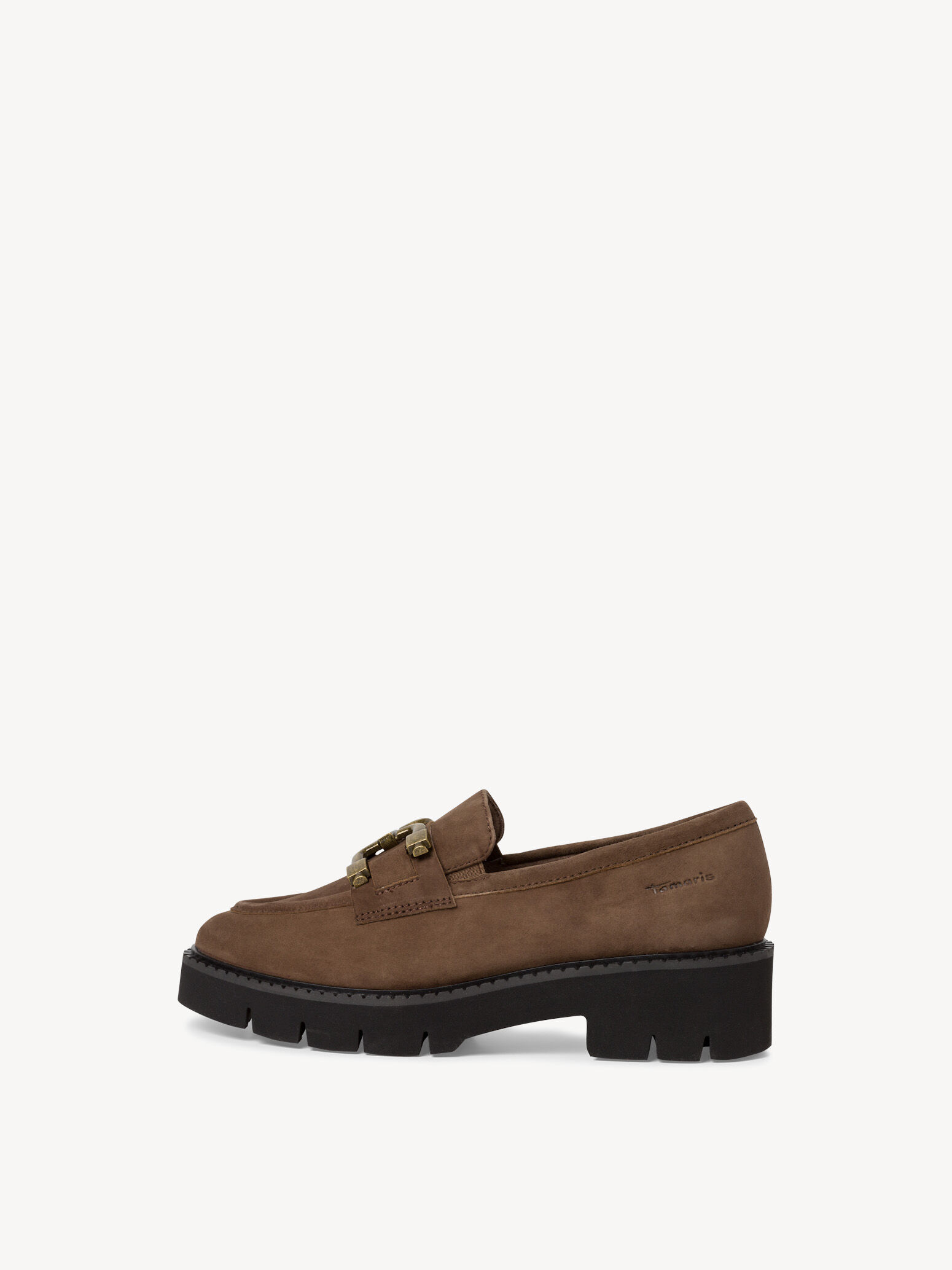 Slipper en cuir - marron