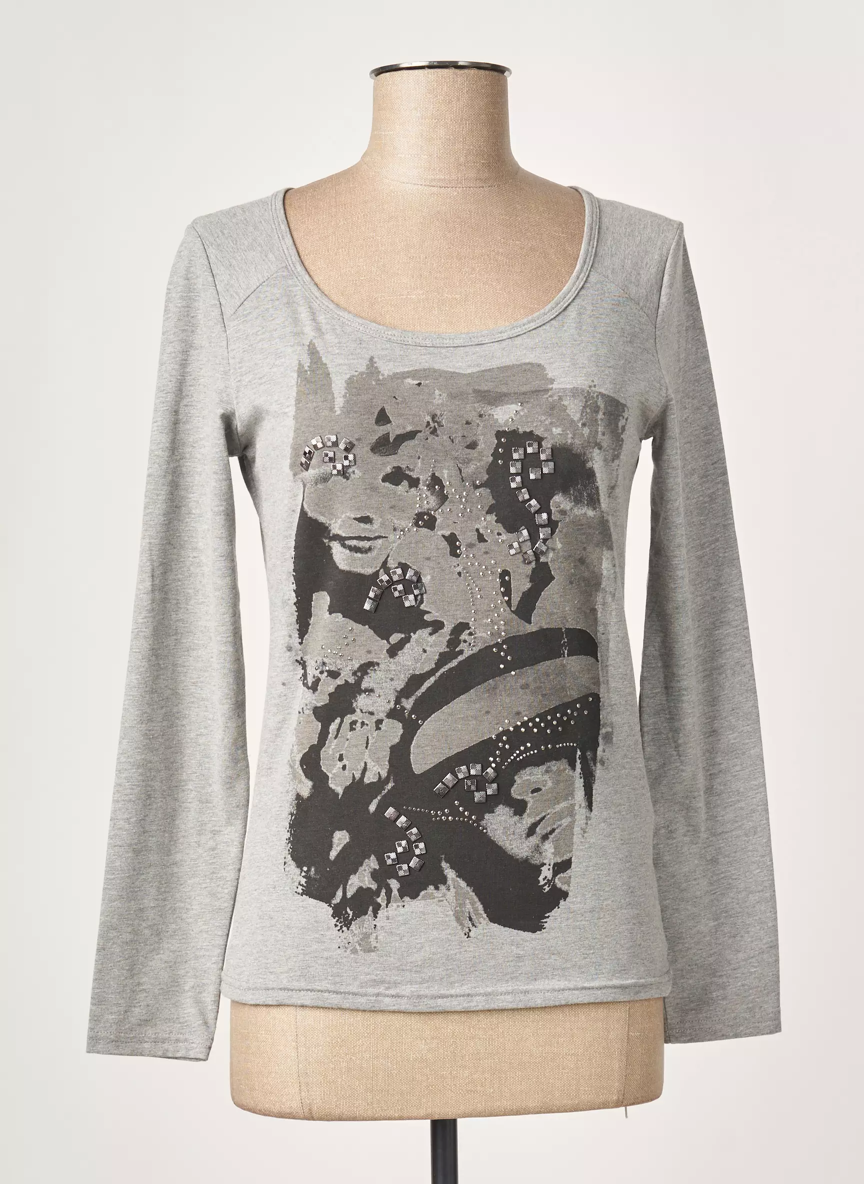 Airfield Tshirts Femme couleur gris