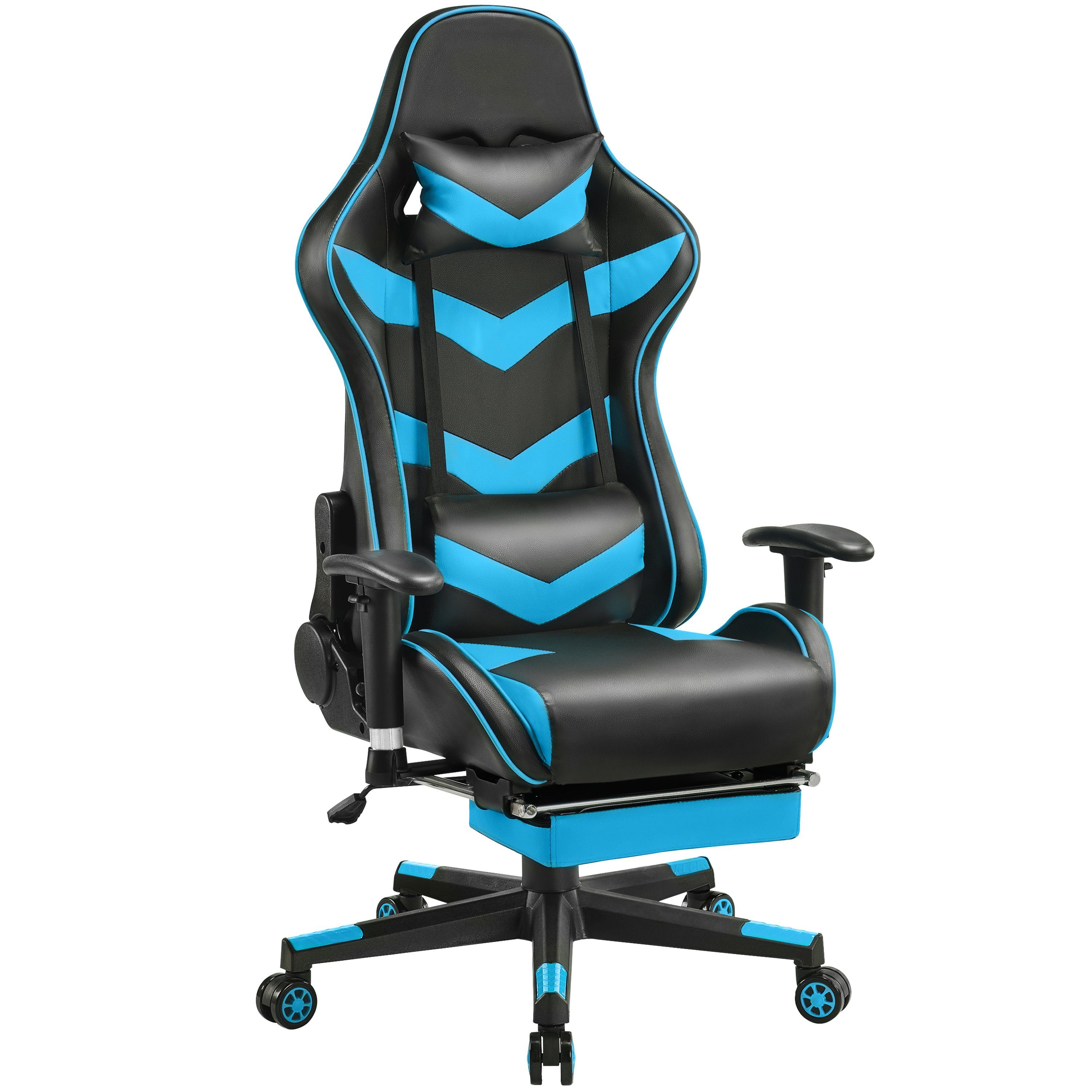 Yaheetech Gaming Chair, Gaming Stuhl mit einstellbaren Armlehnen