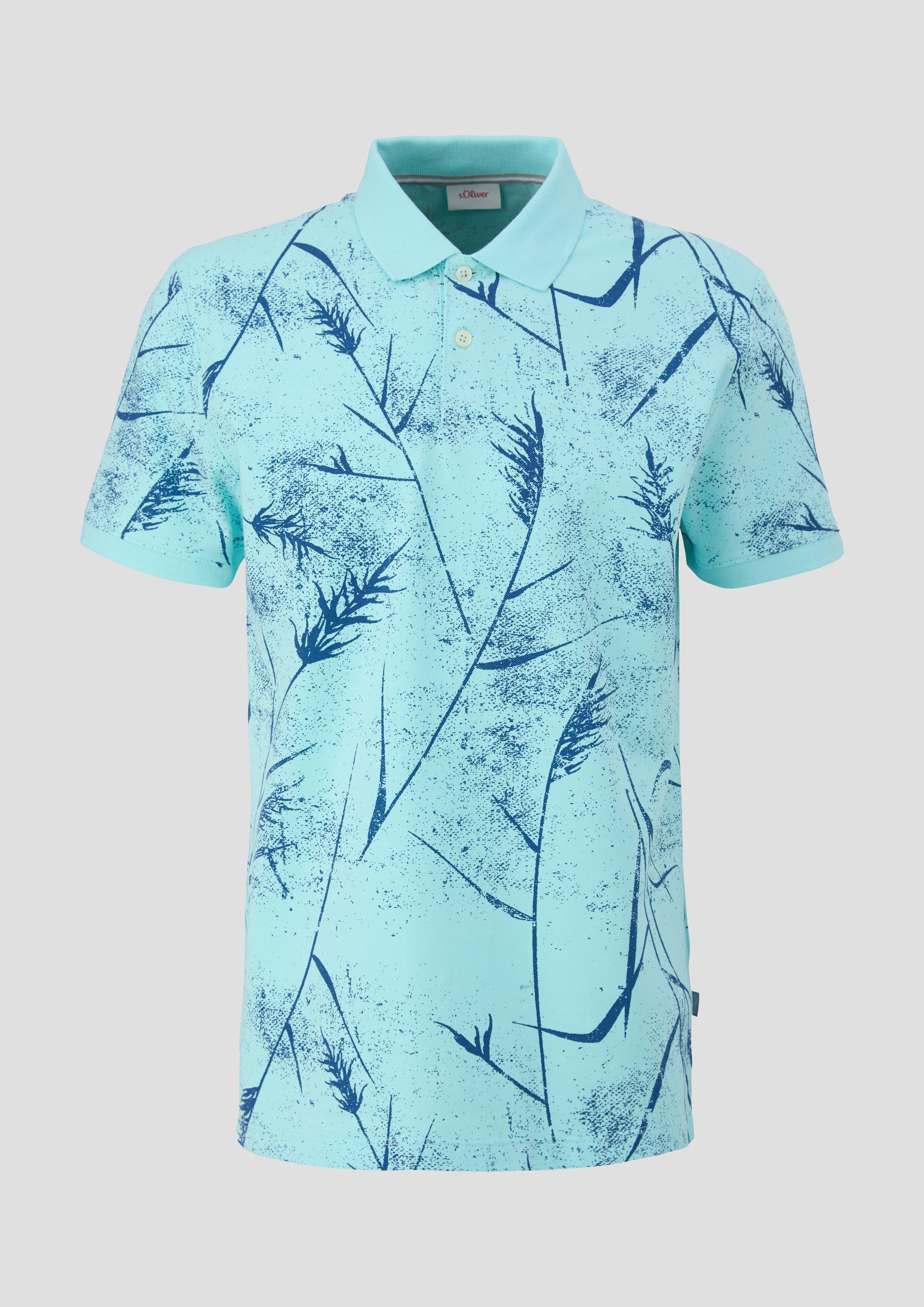 Poloshirt mit All-over-Print  2143942-60A3