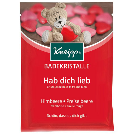 KNEIPP Badekristalle Hab dich lieb  60 g  Salz