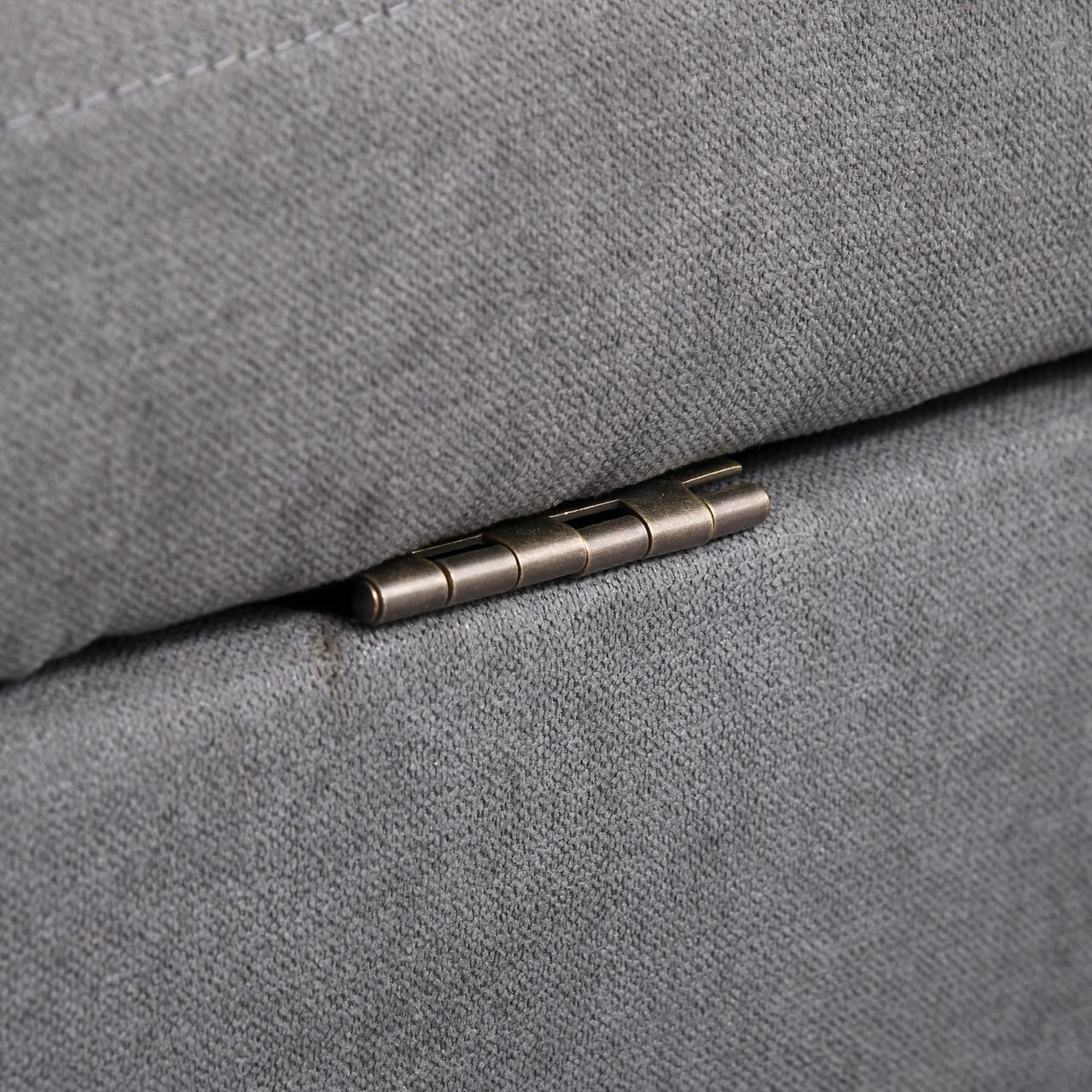 HOMCOM 2-Sitzer Sofa Stoffsofa Doppelsofa abnehmbar mit Kissen Gummiholz Baumwoll Grau 117 x 62 x 78 cm
