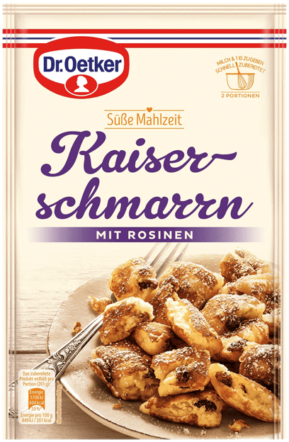 Dr. Oetker Süße Mahlzeit Kaiserschmarrn mit Rosinen