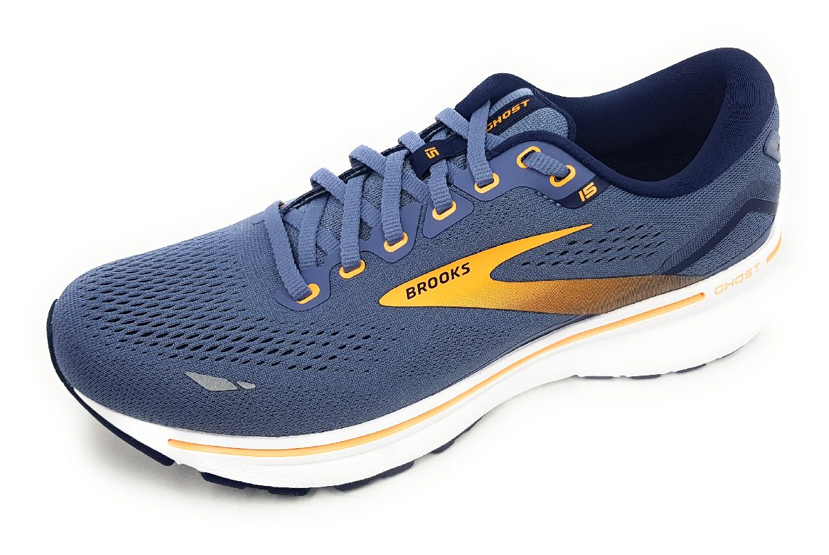 Brooks Ghost 15 1103931D417 Grau 417 peacoat/ orange
