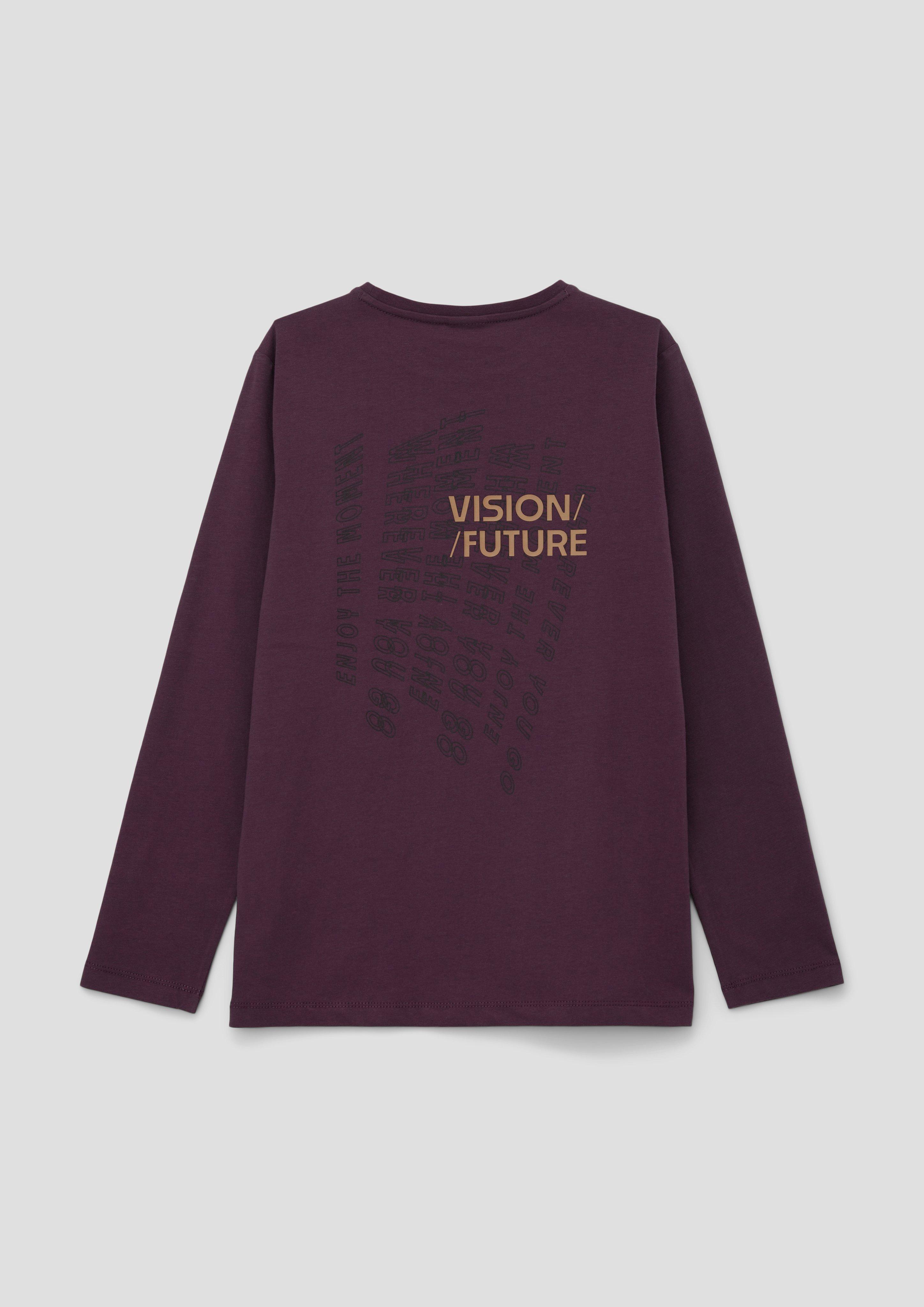 Longsleeve mit Rückenprint  2134081-4889