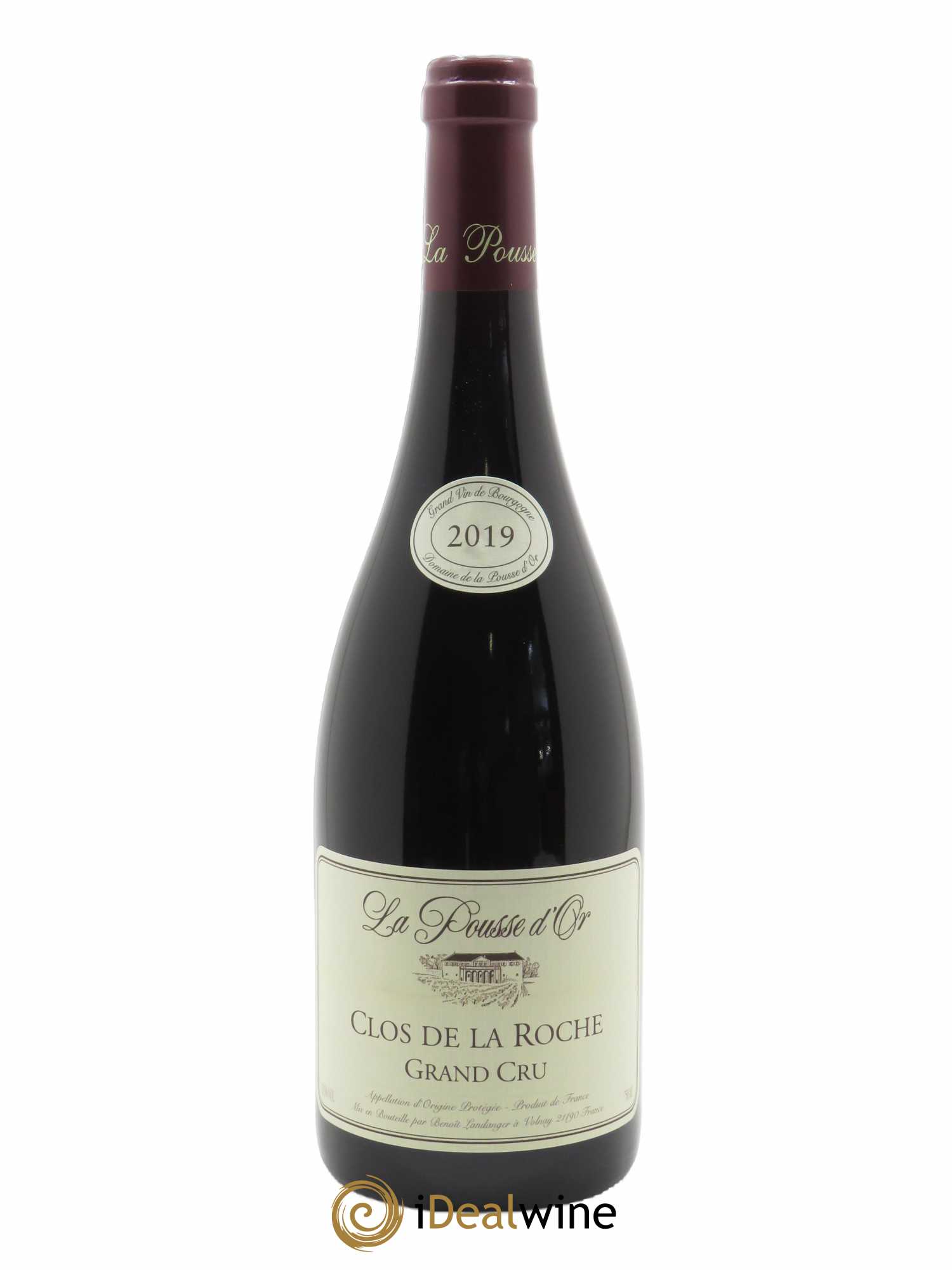 Clos de la Roche Grand Cru La Pousse d'Or (Domaine de)  2019 - Lot de 1 Bouteille
