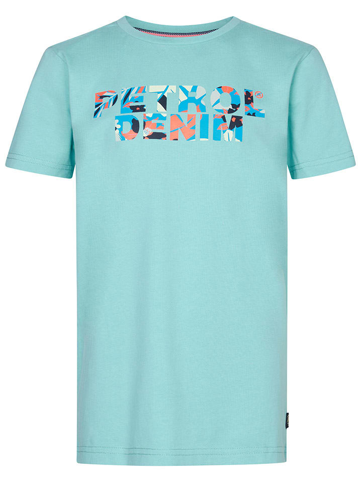 Petrol Shirt in Türkis günstig kaufen