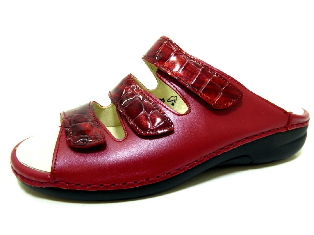WALDLÄUFER Komfort Sandalen rot