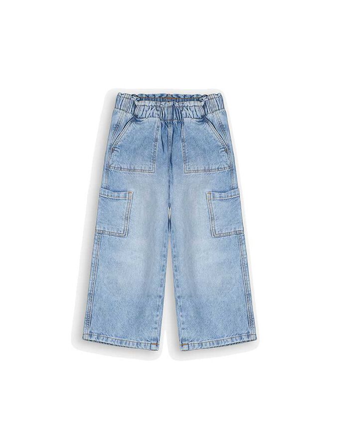 Paperbag Hose - Denim