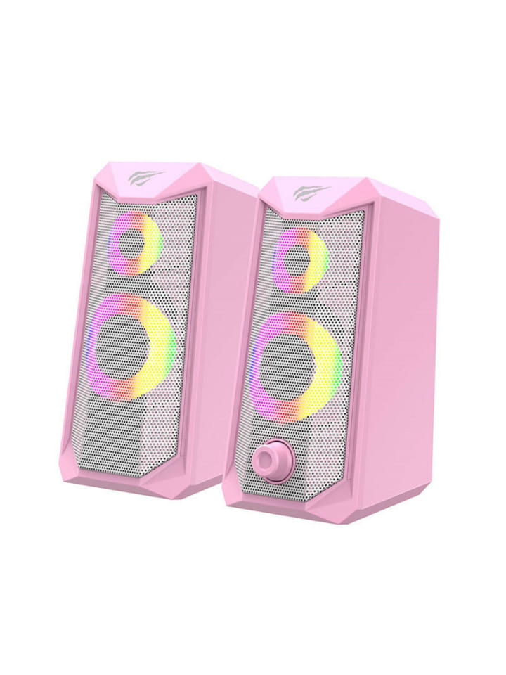 COFI 1453 Computer-Lautsprecher Havit SK202 2.0 RGB Pink in Rosa günstig kaufen onesize